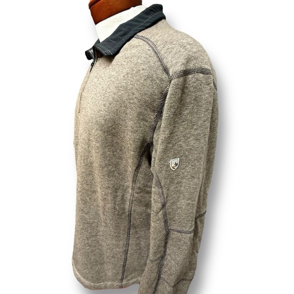KuhlRevel 1/4 Zip Oatmeal Men's Performance Sweatshirt Activewear Size XL - Picture 8 of 15